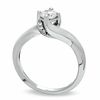 Thumbnail Image 2 of 1/2 CT. T.W. Diamond Twist Solitaire Engagement Ring in 14K White Gold