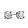 Thumbnail Image 1 of 1/2 CT. T.W. Diamond Solitaire Earrings in 14K White Gold
