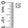 Thumbnail Image 2 of 1/2 CT. T.W. Diamond Solitaire Earrings in 14K White Gold