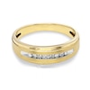 Thumbnail Image 2 of Men's 1/10 CT. T.W. Diamond Wedding Band in 10K Gold