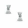 Thumbnail Image 1 of 1/2 CT. T.W. Diamond Double Drop Earrings in 14K White Gold
