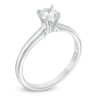 Thumbnail Image 2 of 1/2 CT. Diamond Solitaire Engagement Ring in 14K White Gold (J/I3)