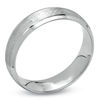 Thumbnail Image 2 of 6.0mm Wedding Band in 10K White Gold - Size 10.5