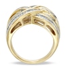 Thumbnail Image 1 of 2 CT. T.W. Diamond French Braid Ring in 10K Gold