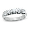 Thumbnail Image 0 of 1 CT. T.W. Diamond Five Stone Bar Band in 14K White Gold