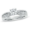 Thumbnail Image 1 of 1-1/2 CT. T.W. Certified Diamond Engagement Ring in 14K White Gold