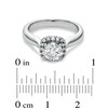 Thumbnail Image 2 of 1-1/4 CT. T.W. Diamond Frame Engagement Ring in 14K White Gold