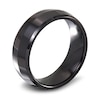 Thumbnail Image 2 of Men's 8.0mm Ceramic Dome Wedding Band