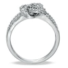 Thumbnail Image 2 of 1/2 CT. T.W. Diamond Twisted Knot Ring in 10K White Gold