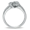 Thumbnail Image 1 of 1/2 CT. T.W. Diamond Twisted Knot Ring in 10K White Gold