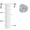 Thumbnail Image 2 of 1/2 CT. T.W. Round and Baguette Diamond Twisted Knot Earrings in 10K White Gold