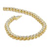 Thumbnail Image 2 of 2 CT. T.W. Diamond Bezel "S" Link Bracelet in 10K Gold - 7.25"