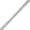 Thumbnail Image 1 of 2 CT. T.W. Diamond Square Bracelet in 10K White Gold - 7.25"