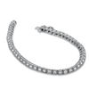 Thumbnail Image 2 of 2 CT. T.W. Diamond Square Bracelet in 10K White Gold - 7.25"