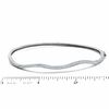 Thumbnail Image 1 of 1/7 CT. T.W. Diamond Wavy Bangle in Sterling Silver