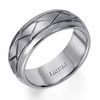 Thumbnail Image 1 of Triton 8.0mm Geometric-Style Wedding Band in Tungsten
