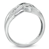 Thumbnail Image 1 of Diamond Accent Twist Ring in 10K White Gold
