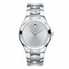 Thumbnail Image 0 of Men's Movado Luno Stainless Steel Watch with Silver Dial (Model: 0606379)