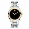 Thumbnail Image 1 of Men's Movado Luno Two-Tone Stainless Steel Watch with Black Dial (Model: 0606381)