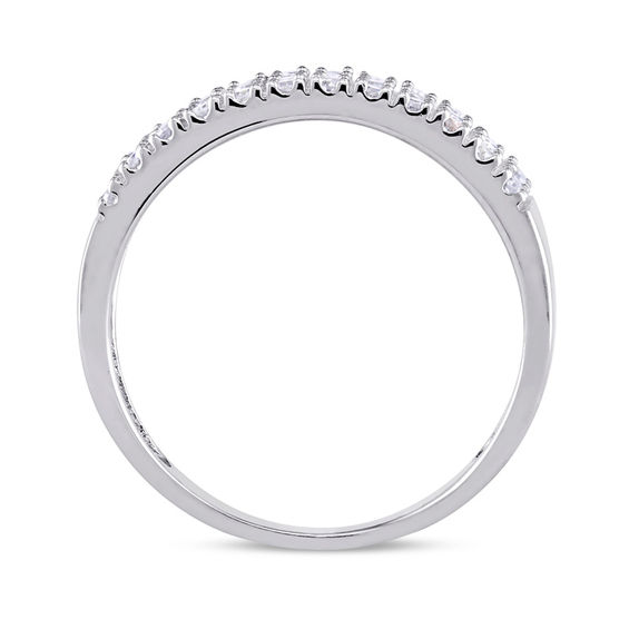 1/4 CT. T.w. Diamond Four Row Anniversary Band in Sterling Silver