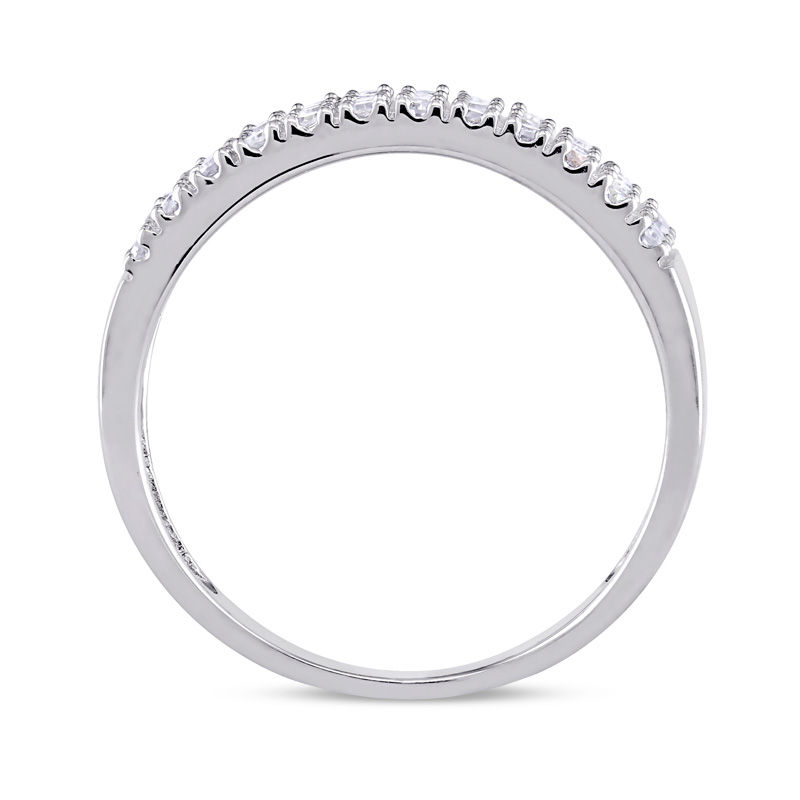 1/4 CT. T.W. Diamond Four Row Anniversary Band in Sterling Silver
