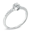 Thumbnail Image 1 of 1/6 CT. T.W. Diamond Promise Ring in 10K White Gold