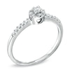 Thumbnail Image 2 of 1/6 CT. T.W. Diamond Promise Ring in 10K White Gold