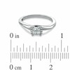 Thumbnail Image 3 of Cherished Promise Collection™ 1/5 CT. T.W. Quad Princess-Cut Diamond Promise Ring in 10K White Gold