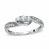 Thumbnail Image 1 of Cherished Promise Collection™ 1/5 CT. T.W. Diamond Promise Ring in 10K White Gold