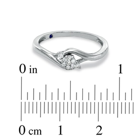 Cherished Promise Collectionâ¢ 1/5 CT. T.w. Diamond Promise Ring in 10K White Gold