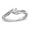 Thumbnail Image 1 of Cherished Promise Collection™ 1/5 CT. T.W. Diamond Three Stone Promise Ring in 10K White Gold
