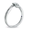 Thumbnail Image 2 of Cherished Promise Collection™ 1/5 CT. T.W. Diamond Three Stone Promise Ring in 10K White Gold