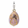 Thumbnail Image 0 of Amore La Vita™ Pink Egg Charm in Gold-Plated Sterling Silver