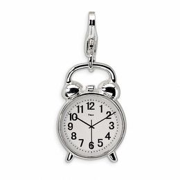 Amore La Vita™ Alarm Clock Charm in Sterling Silver