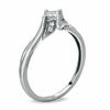 Thumbnail Image 2 of Cherished Promise Collection™ 1/10 CT. T.W. Princess-Cut Quad Diamond Promise Ring in 10K White Gold