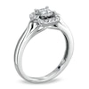 Thumbnail Image 1 of Cherished Promise Collection™ 1/4 CT. T.W. Quad Princess-Cut Diamond Promise Ring in 10K White Gold