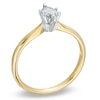 Thumbnail Image 2 of 3/8 CT. Certified Marquise Diamond Solitaire Engagement Ring in 14K Gold (J/I2)