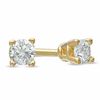 Thumbnail Image 1 of 1/10 CT. T.W. Diamond Solitaire Stud Earrings in 14K Gold (I-J/I2-I3)