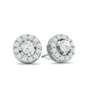 Thumbnail Image 1 of 1 CT. T.W. Diamond Frame Stud Earrings in 10K White Gold