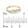 Cherished Promise Collection™ 1/5 CT. T.W. Diamond Wave Promise Ring in 10K Gold