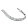 Thumbnail Image 1 of 1 CT. T.W. Round and Baguette Diamond Bracelet in Sterling Silver