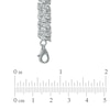 Thumbnail Image 2 of 1 CT. T.W. Round and Baguette Diamond Bracelet in Sterling Silver