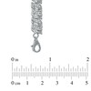 Thumbnail Image 2 of 1 CT. T.W. Round and Baguette Diamond Bracelet in Sterling Silver