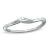 Thumbnail Image 1 of 14K White Gold Tracer Wedding Band