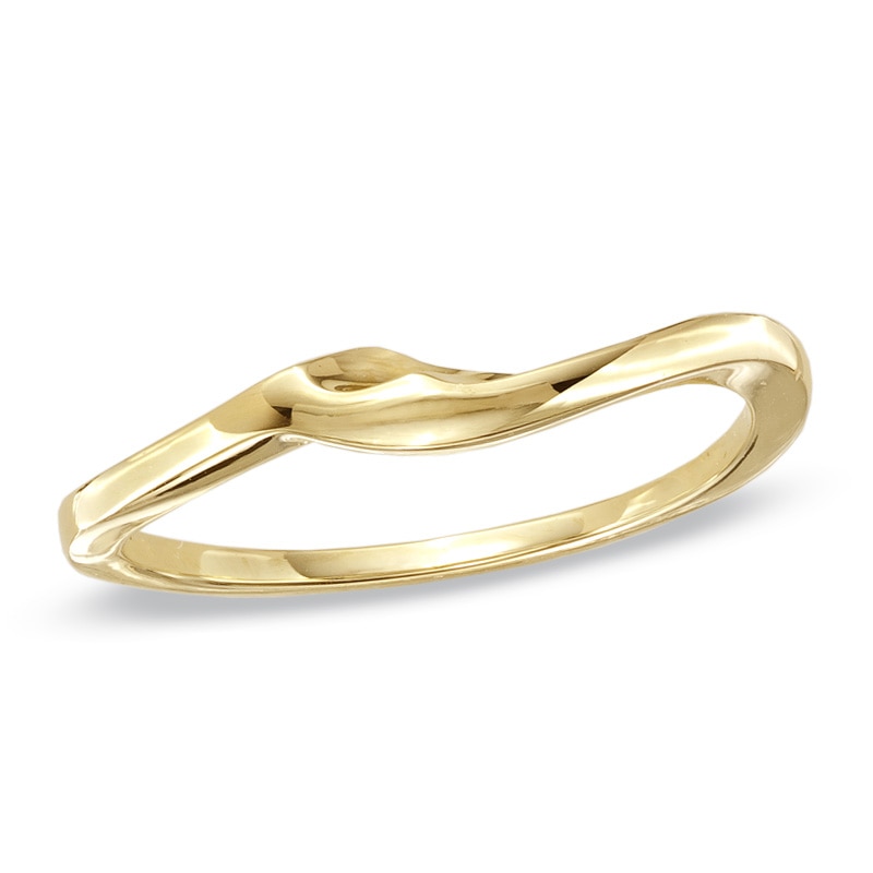 Main Image 1 of 14K Gold Tracer Wedding Band