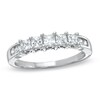 Thumbnail Image 1 of 3/4 CT. T.W. Princess-Cut Diamond Nine Stone Band in 10K White Gold