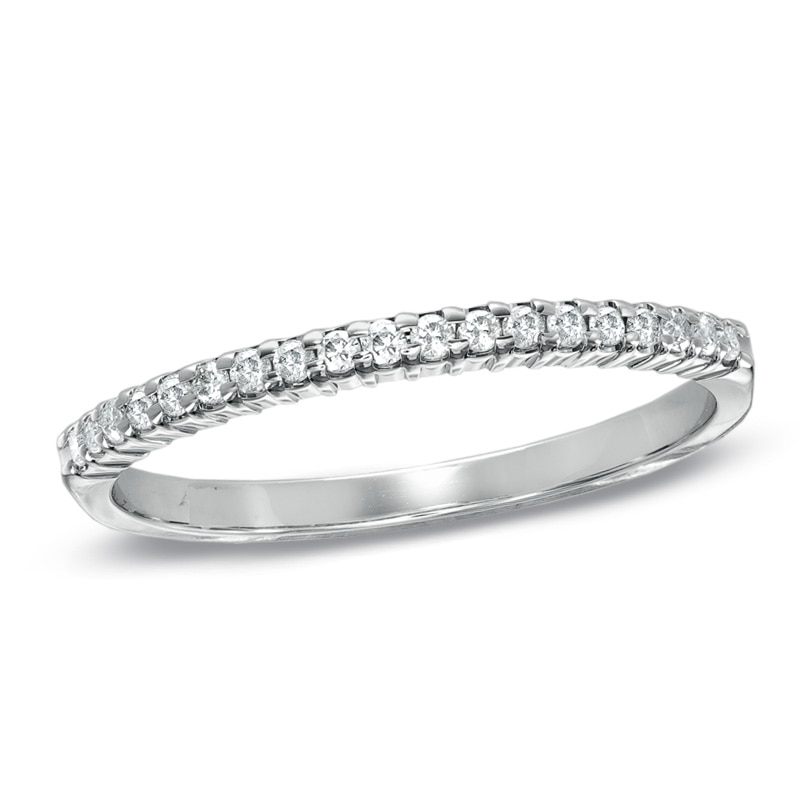 1/6 CT. T.W. Diamond Band in 10K White Gold