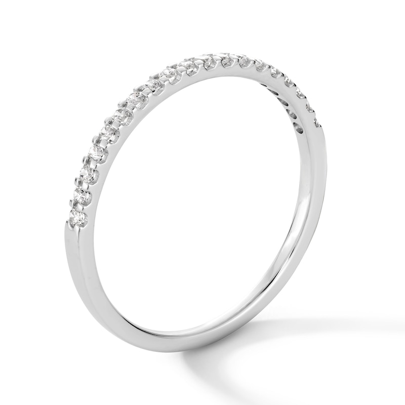 Main Image 3 of 1/6 CT. T.W. Diamond Band in 10K White Gold