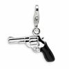 Thumbnail Image 0 of Amore La Vita™ Black Pistol Charm in Sterling Silver