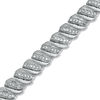 Thumbnail Image 1 of 1 CT. T.W. Diamond Accent Cascading Bracelet in Sterling Silver - 7.5"